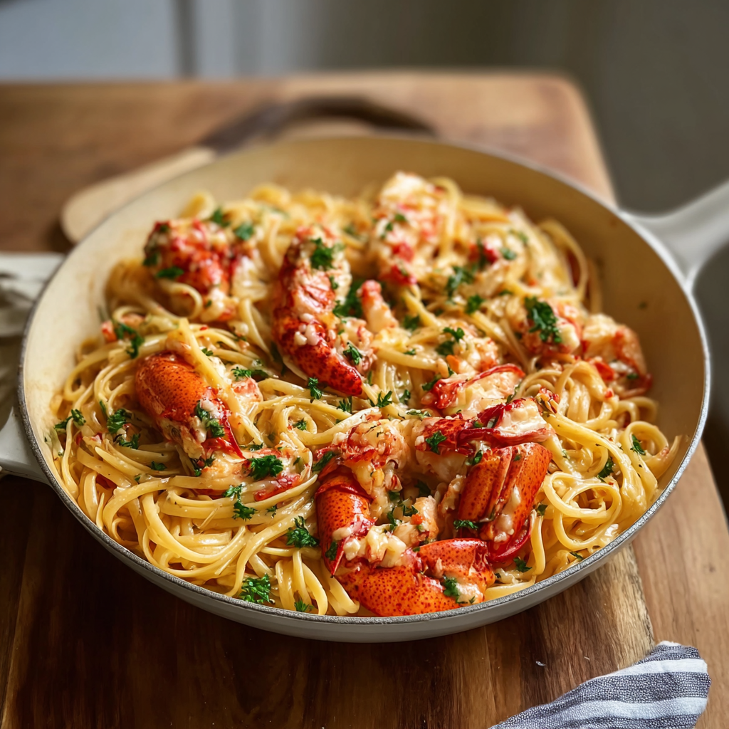 Buttered Lobster Pasta