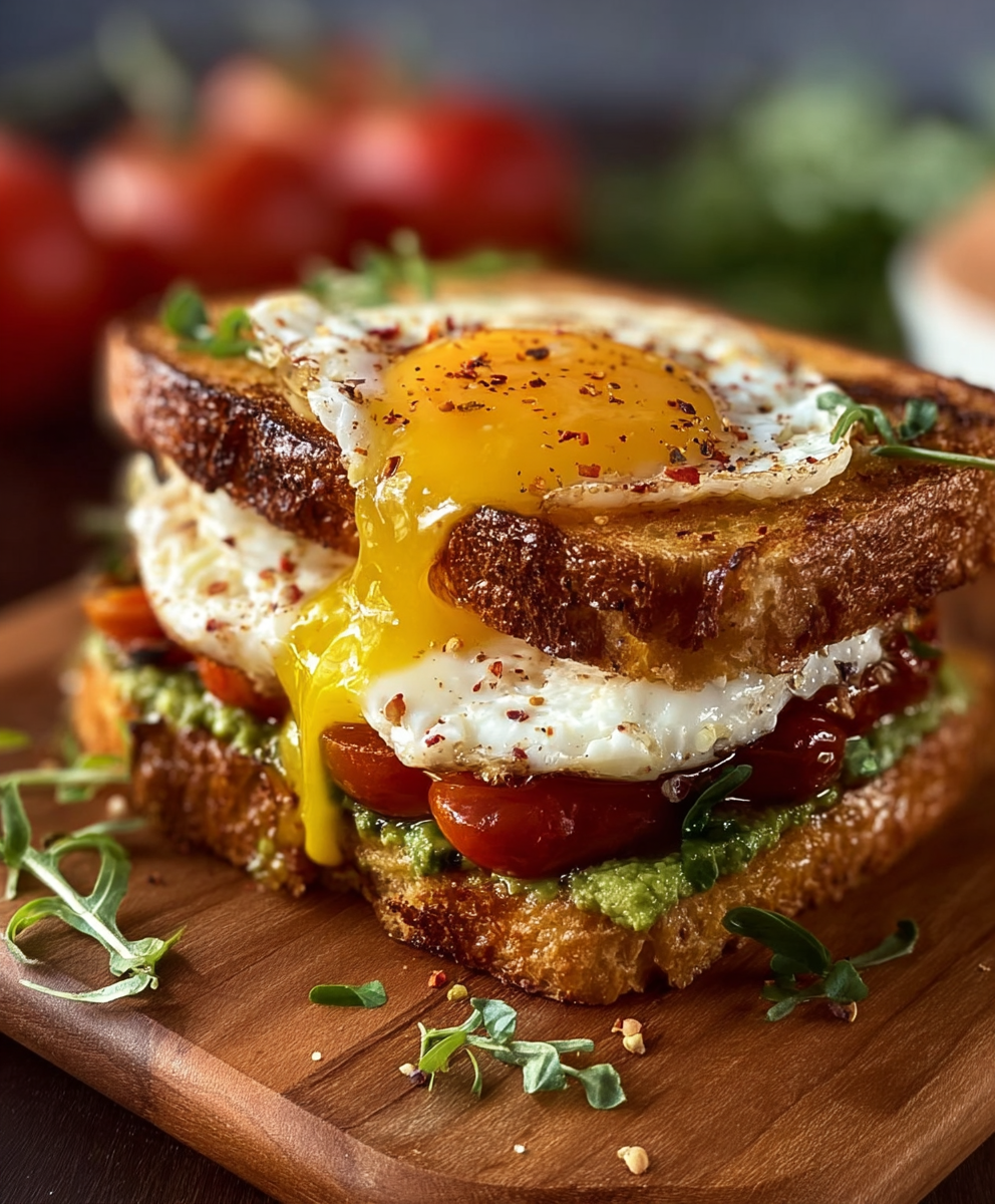 Mediterranean Breakfast Sandwich