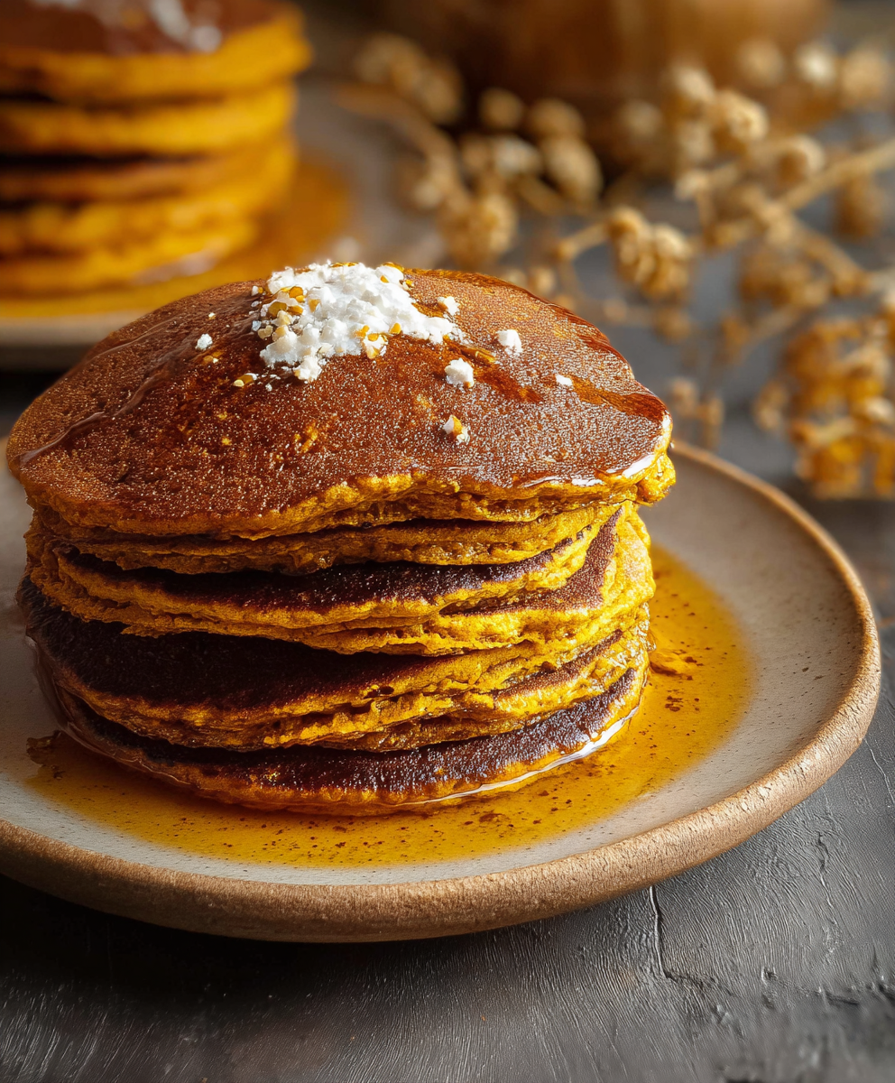 Fluffy Pumpkin Pancakes