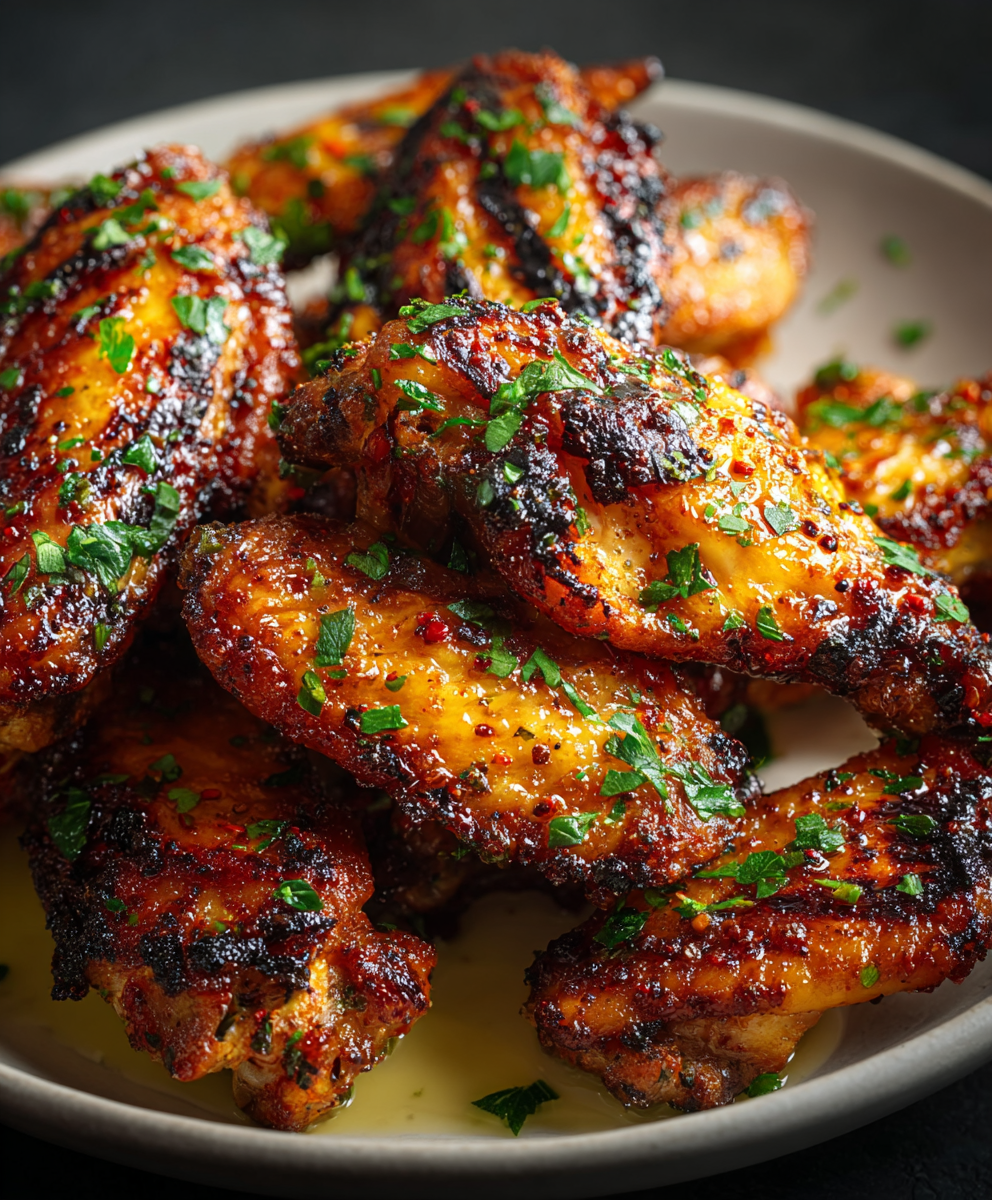 Cajun Garlic Chicken Wings