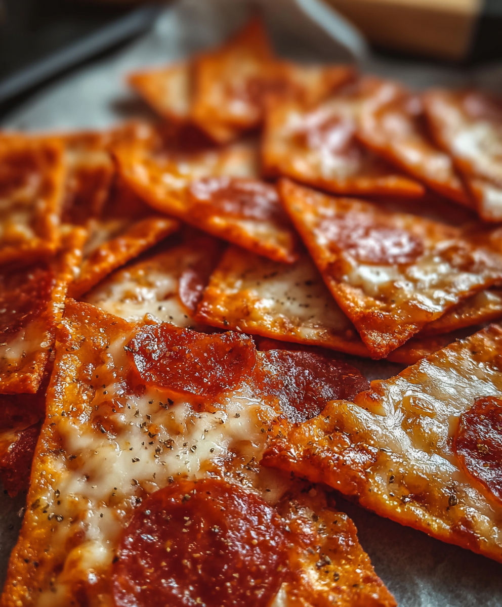 Crispy Pizza Chips