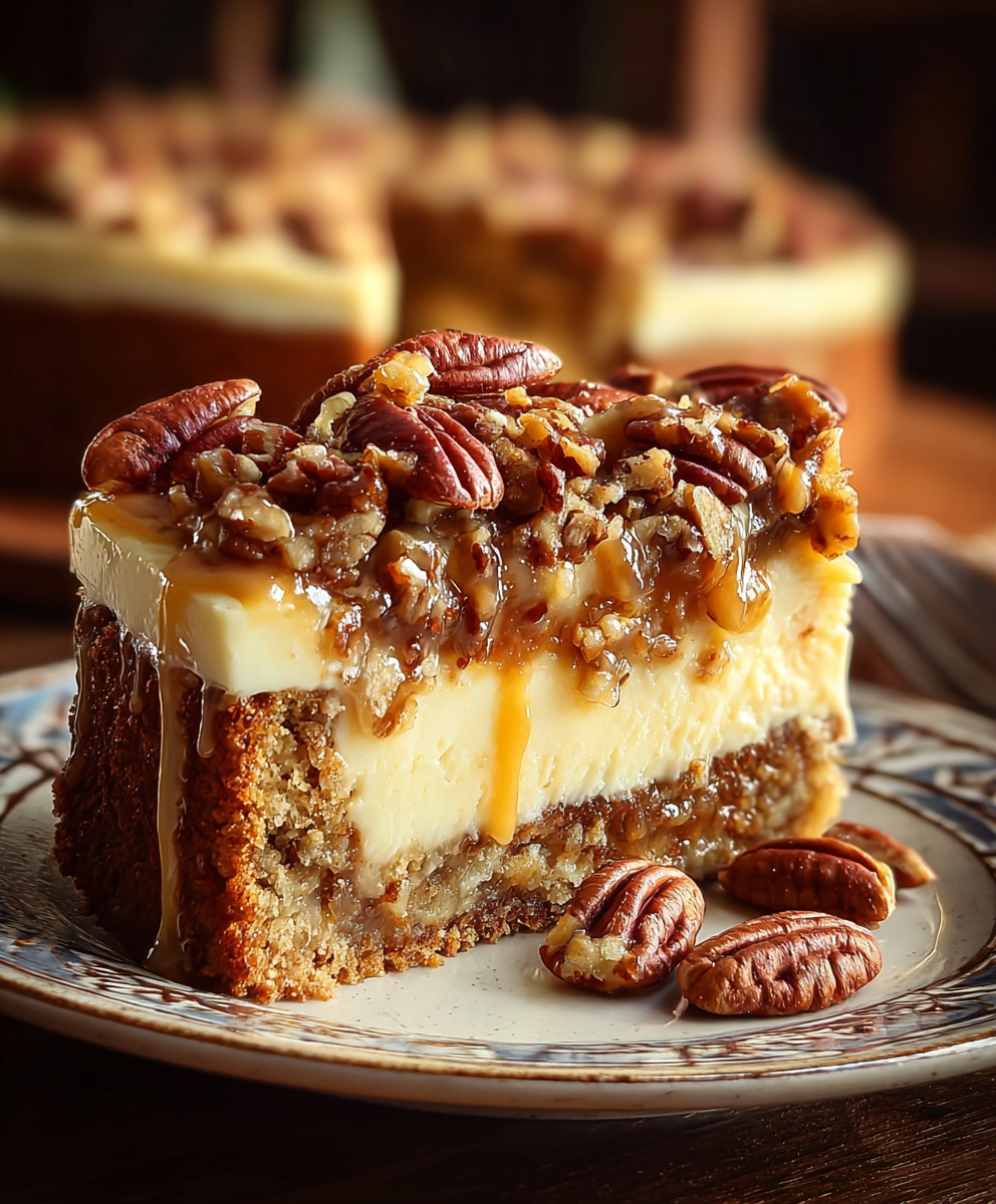 Gooey Butter Pecan Cake