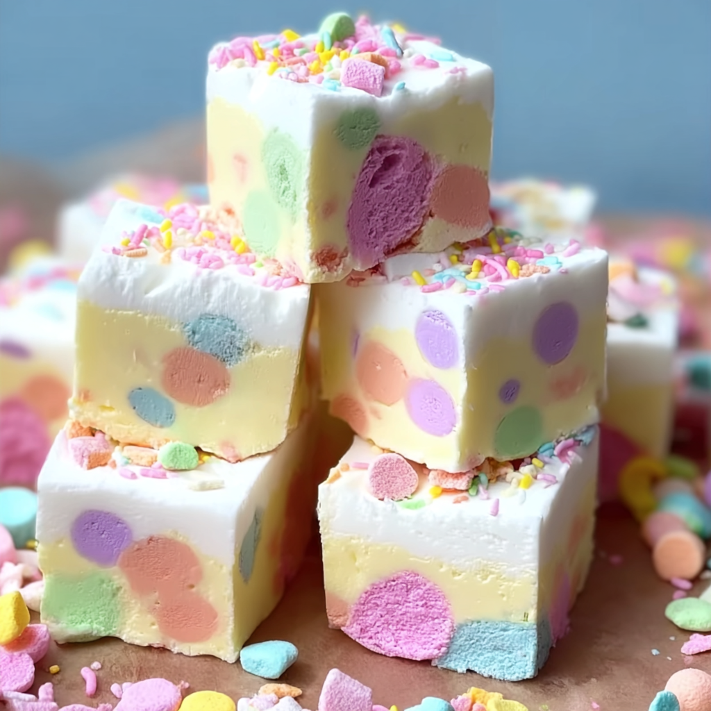 Easy Fruity Marshmallow Fudge