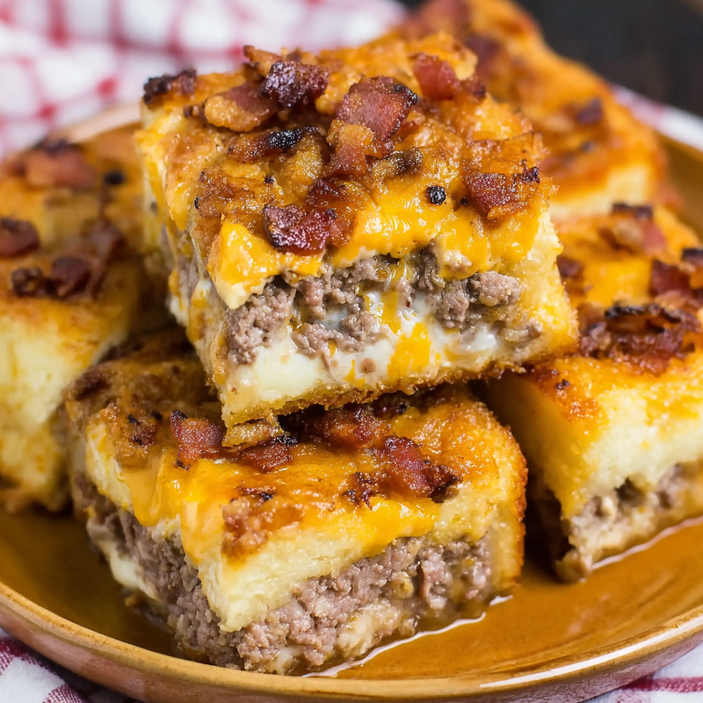Bacon Cheeseburger Grilled Cheese Casserole