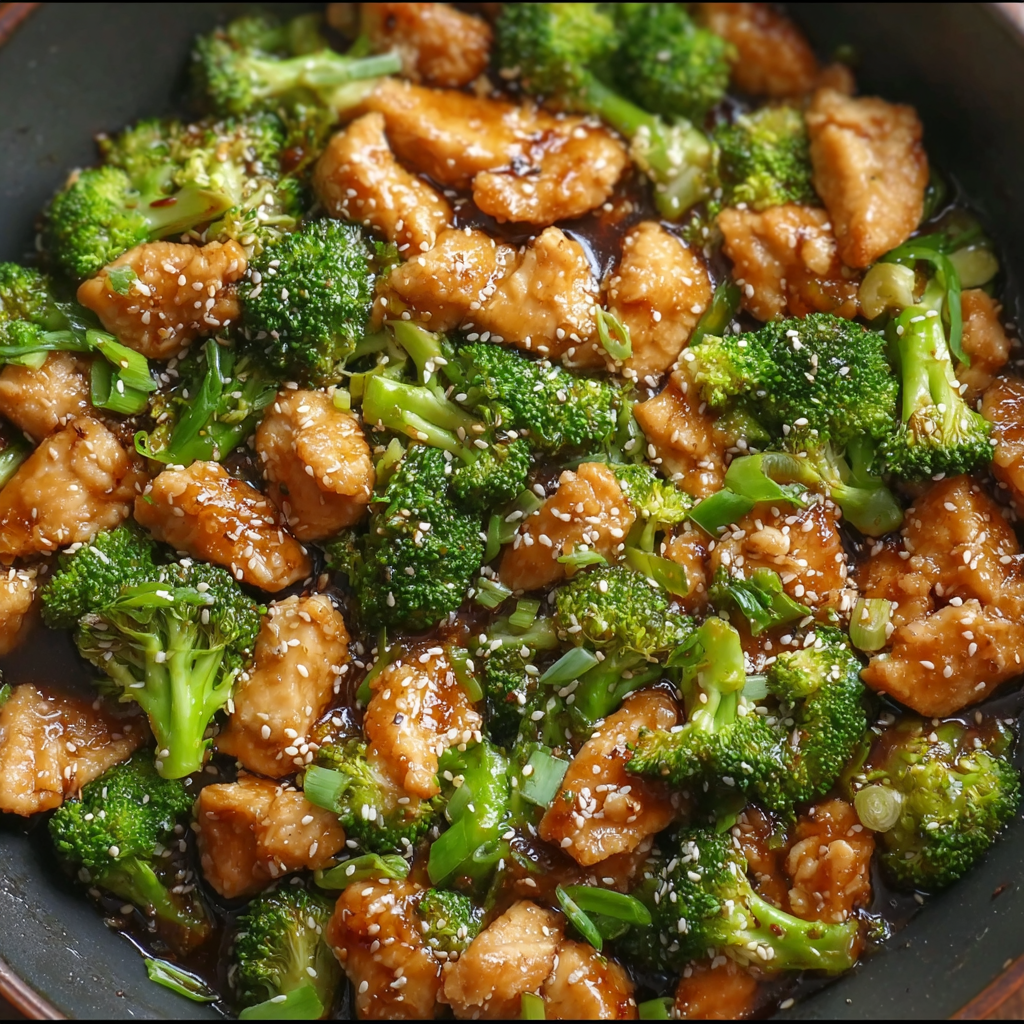 Serving suggestion with rice and green onions