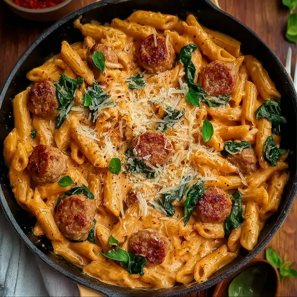 Close up of pasta with parsley garnish