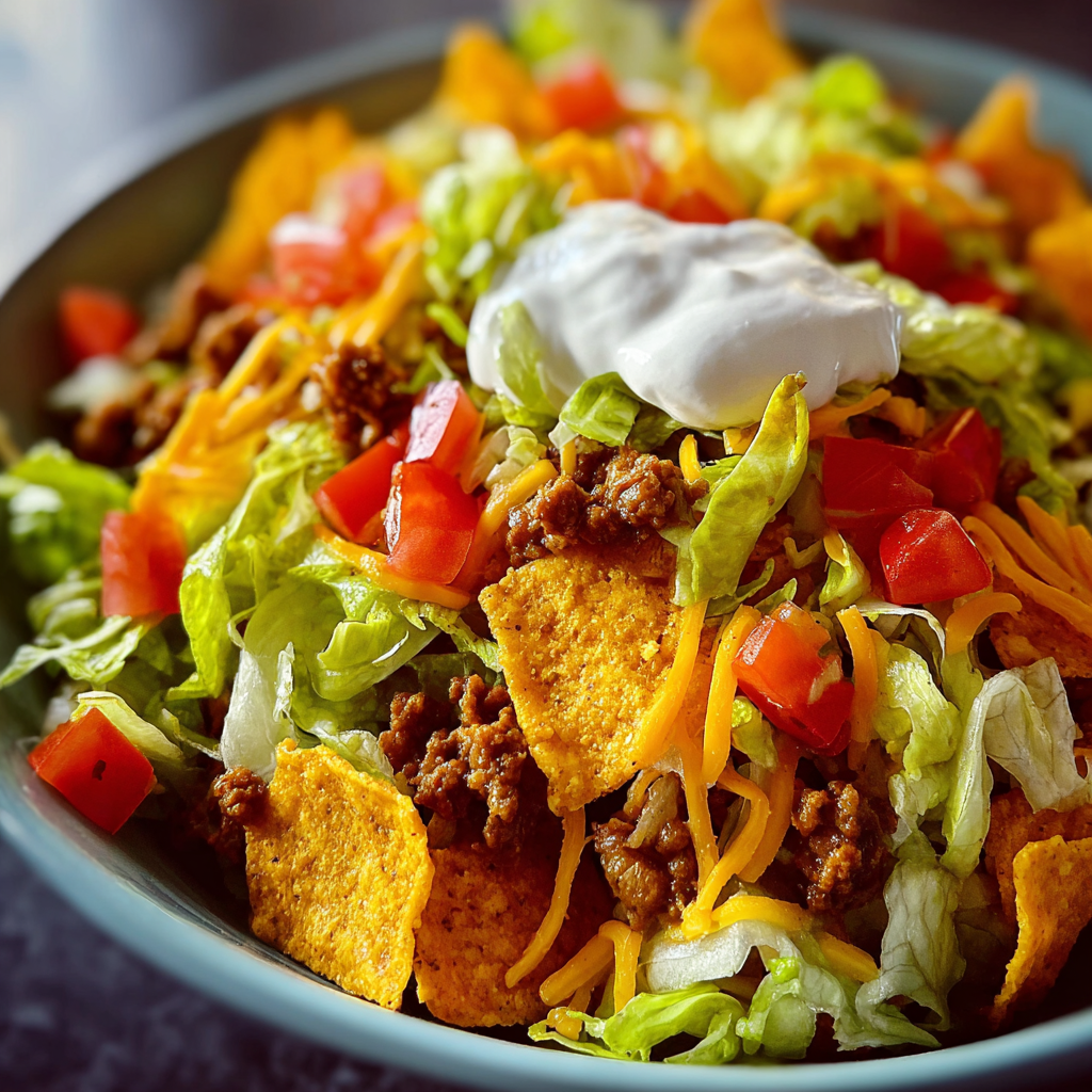 Dorito Taco Salad (Easy & Crunchy)