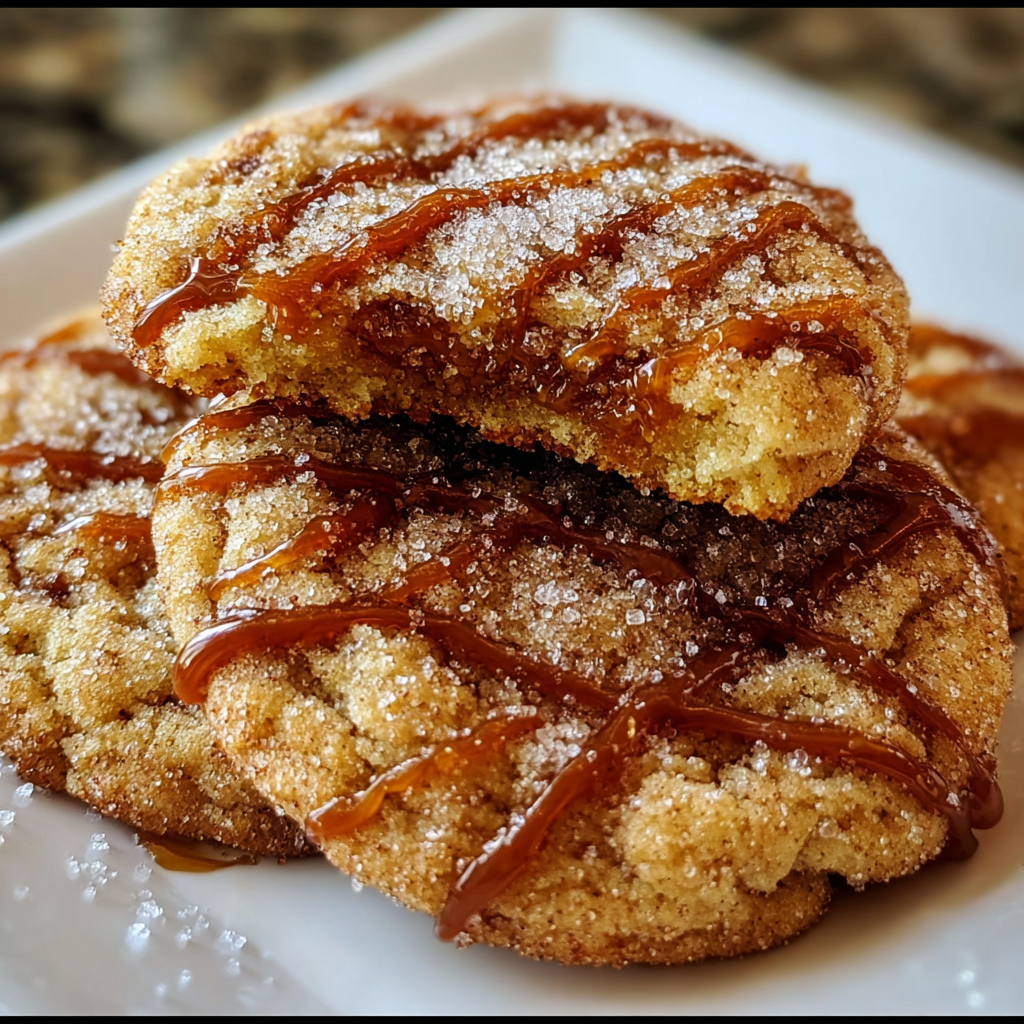 Brown Sugar Cinnamon Caramel Cookies