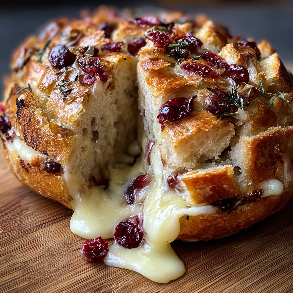 Cranberry Brie Sourdough Bread